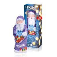 45 g Milka Weihnachtsmann in einer Werbebox Bild 1