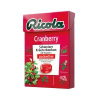 50 g Ricola Kräuterbonbons Cranberry im Werbeschuber Bild 2