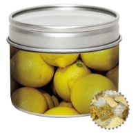 50 g Zitronen-Salz in Sichtfensterdose mit Werbeetikett Bild 1