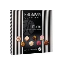 91 g Heilemann Mini Pralinés schwarz im Werbeschuber mit Werbedruck Bild 2