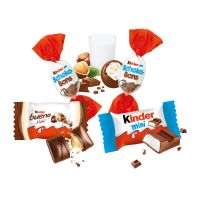 Ferrero kinder Schokoladenmischung in Präsentverpackung mit Rentierstanzung und Werbedruck Bild 2