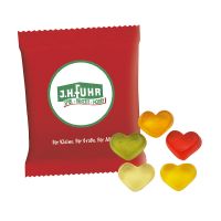 6,5 g HARIBO Mini-Herzen Fruchtgummi im Werbetütchen mit Logodruck Bild 1