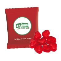 6,5 g HARIBO rote Mini-Herzen Fruchtgummi im Werbetütchen mit Logodruck Bild 1