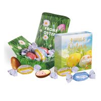 60 g Lindt Joghurt-Eier in Werbekartonage mit Logodruck Bild 1