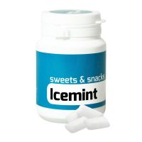 63 g Icemint Kaugummi in Kaugummi Dose mit Werbeetikett Bild 1
