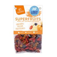 120 g LANDGARTEN Pure Bio Superfruits im Standbodenbeutel mit Werbeaufkleber Bild 1