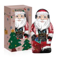 140 g Lindt HELLO Xmas Santa in Faltschachtel mit Sichtfenster und Werbedruck Bild 3