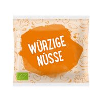 15 g LANDGARTEN Bio Mandeln würzig im Papiertütchen mit Werbedruck Bild 1