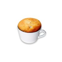 Bio Tassenkuchen-Mischung Vanille-Mandel im Werbebecher Bild 3