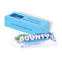 Bounty Mini in Werbekartonage mit Logodruck Bild 1