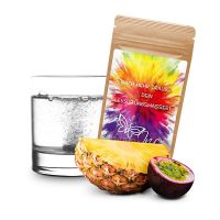 Dropz Tropical Fruits im Mini Doypack mit Werbeetikett Bild 1