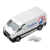 Lieferwagen mit Pfefferminz und Logodruck Bild 1