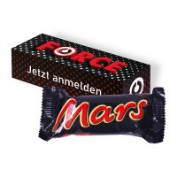 Mars Mini in Werbekartonage mit Logodruck Bild 1