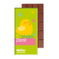 Milka Schokoladentafel in einem Werbekarton mit Logodruck Bild 3