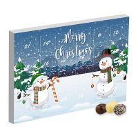 Mini Adventskalender mit Schoko Kokoswürfel-Mix und Werbedruck Bild 2