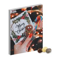 Mini Adventskalender mit Schoko Kokoswürfel-Mix und Werbedruck Bild 1