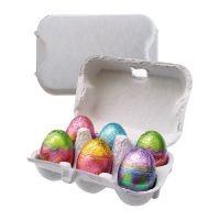 Mini SchokoEi 6er Eierverpackung mit Werbedruck Bild 2