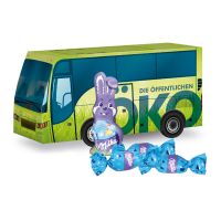 Oster Bus Milka mit Werbedruck Bild 1
