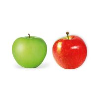 Premium Äpfel mit Naturbast und Werbekärtchen Bild 2