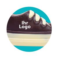 Schokoladen-Sneakers mit Logodruck Bild 2