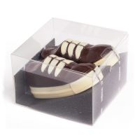 Schokoladen-Sneakers mit Logodruck Bild 1