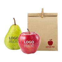 Vitamin-Bag LogoApfel und LogoBirne mit Werbedruck Bild 1