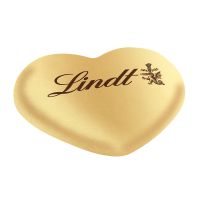 Werbekarte 20 g Lindt Schokoladenherz mit Werbedruck Bild 3