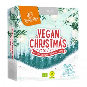 380 g LANDGARTEN Adventkalender Bio vegan mit Logoanbringung