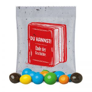15 g bunte Erdnüsse im Werbetütchen mit Logodruck