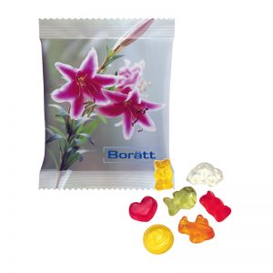 15 g HARIBO Mini-Fruchtmix Fruchtgummi im Werbetütchen mit Logodruck