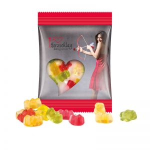 15 g Trolli Fruchtgummi Premium Bärchen im Werbetütchen mit Logodruck