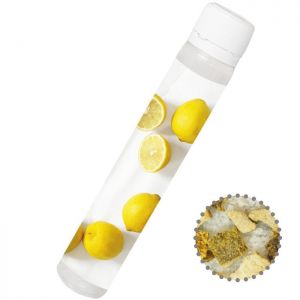 15 g Zitronen-Salz im PET-Röhrchen mit Etikett und Werbedruck