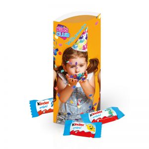 48 g Kinder Schokolade Mini in Werbekartonage mit Logodruck