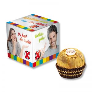 Mini Promo Würfel Ferrero Rocher mit Logodruck