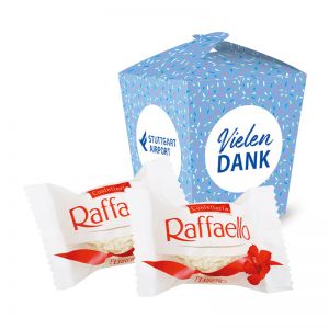 2er Ferrero Raffaello in Präsentverpackung mit Werbedruck