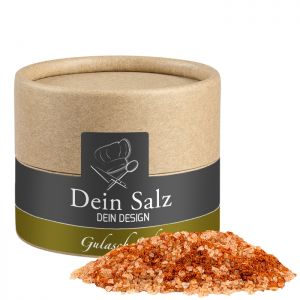 55 g Ukrainisches Gulasch-Schaschlik-Salz in biologisch abbaubarer Pappdose mit Werbeetikett
