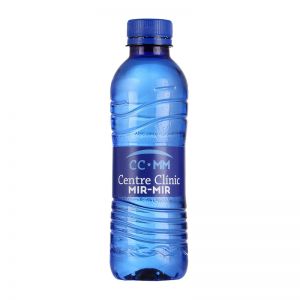 330 ml  Blaue Wasserflasche mit Logodruck