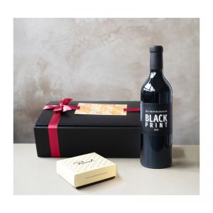 Geschenkset `Feinschmecker Rot` in edler Geschenkbox mit individuell bedruckbarer Karte