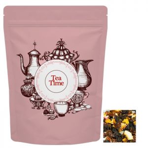 50 g Tee Blutorange im Midi Doypack mit Werbedruck
