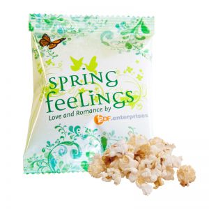 25 g salziges Popcorn im Werbetütchen mit Logodruck