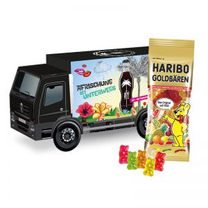 3D Oster LKW HARIBO Goldbären mit Werbebedruckung