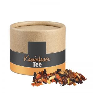 25 g Kaminfeuer Tee in kompostierbarer Pappdose mit Werbeetikett