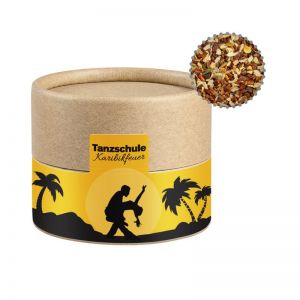 28 g Gewürzmischung HOT Karibik Mix in kompostierbarer Pappdose mit Werbeetikett