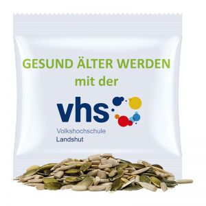 7 g Bio Kürbis-SonnenblumenkernMix im Werbetütchen mit Werbedruck