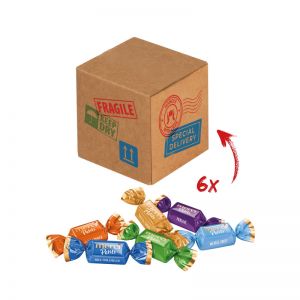 Mini-Cargo Merci-Chocolate Collection mit Werbeanbringung