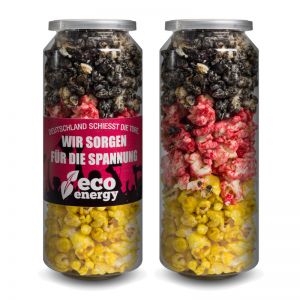 50 g Crazy Popcorn Deutschland Edition mit Banderole und Logodruck