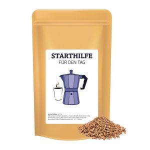 35 g Bio Instant Kaffee in Doypack mit Werbeetikett