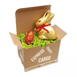 Lindt Cargo Box Ostern I mit Werbeanbringung