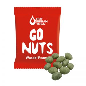 15 g Wasabi Crispers im Werbetütchen mit Logodruck