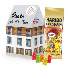 3D Oster Haus HARIBO Goldbären mit Werbebedruckung